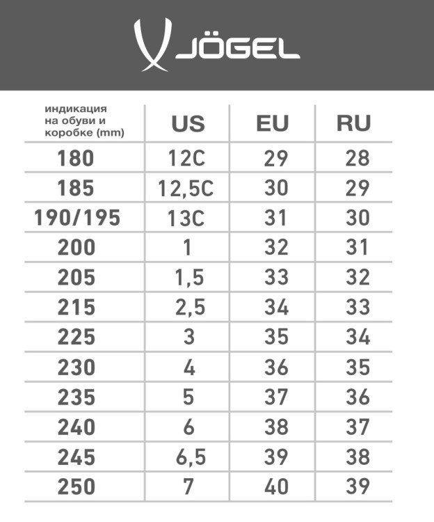 Кроссовки спортивные JOGEL Lightray, серый (2131769)