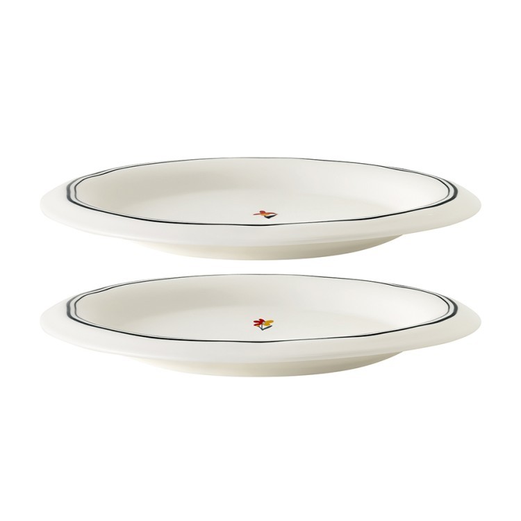 Набор тарелок plush, little petals, D21 см, 2 шт. (80403)