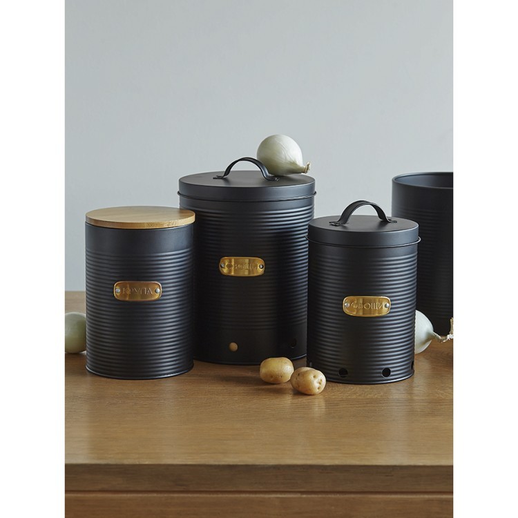 Банка для хранения овощей irmel, 2,5 л, графит (78385)