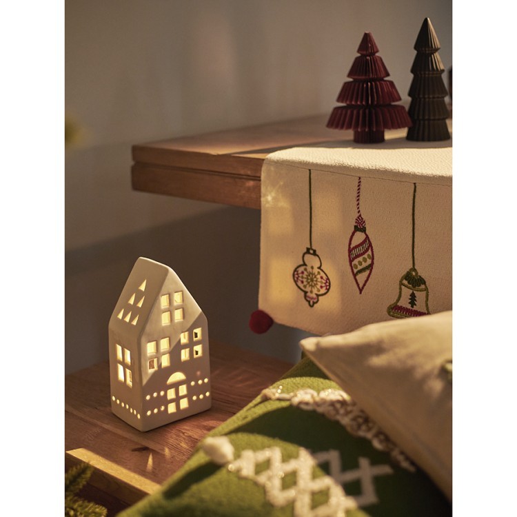 Дорожка с вышивкой christmas decorations из коллекции new year essential, 45х150 см (75349)