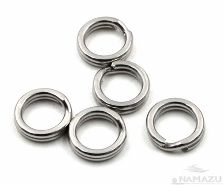 Заводное кольцо Namazu, цв. Cr, р. 1 ( d=11,5 mm), до 43 кг 10 шт N-FT-RA1 (71155)
