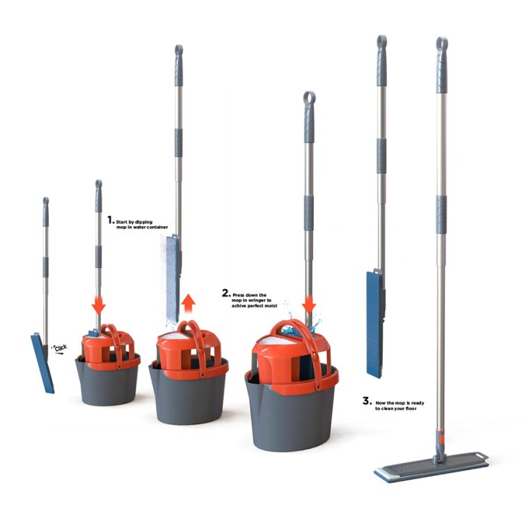 Набор Смарт швабра easy squeezer (79038)