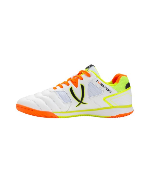 БЕЗ УПАКОВКИ Бутсы зальные JÖGEL Tornado 2.0 White/orange (2127747) БЕЗ УПАКОВКИ Бутсы зальные JÖGEL Tornado 2.0 White/orange (2127747)