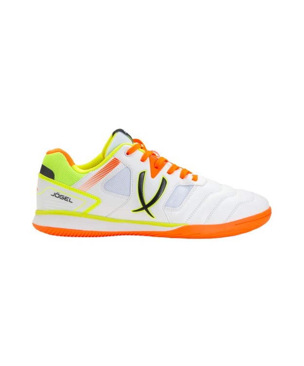 БЕЗ УПАКОВКИ Бутсы зальные JÖGEL Tornado 2.0 White/orange (2127747) БЕЗ УПАКОВКИ Бутсы зальные JÖGEL Tornado 2.0 White/orange (2127747)