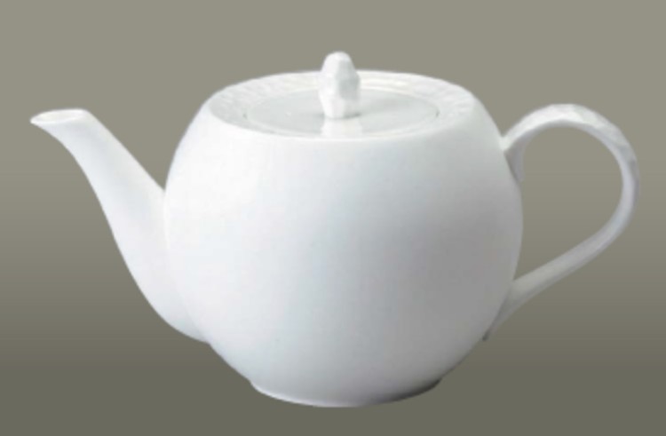 Чайник, 1,3 л 50945-4608, костяной фарфор, white, NARUMI
