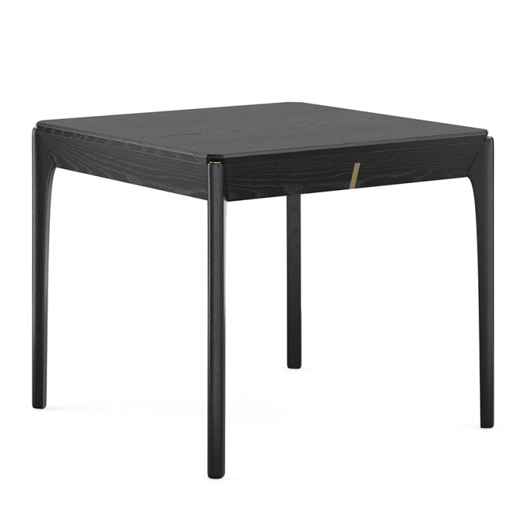 Стол обеденный aska, 85х85 см, черный (74156)
