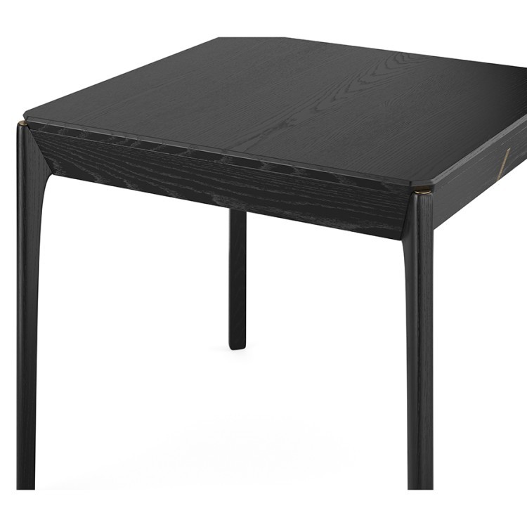 Стол обеденный aska, 85х85 см, черный (74156)