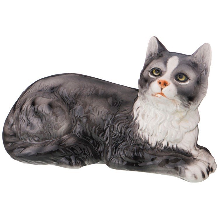 Декоративное изделие "серый кот" 33*17*19 см Ceramiche Boxer (293-093)
