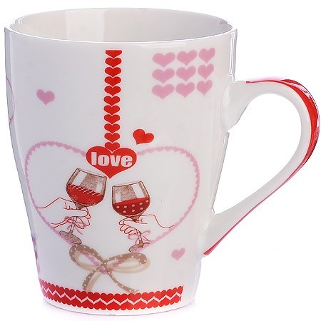 Кружка 340мл LOVE (мин.4шт) LR (25974) Кружка 340мл LOVE (мин.4шт) LR (25974)
