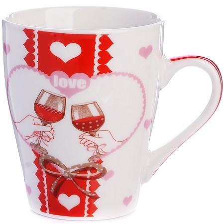 Кружка 340мл LOVE (мин.4шт) LR (25974) Кружка 340мл LOVE (мин.4шт) LR (25974)