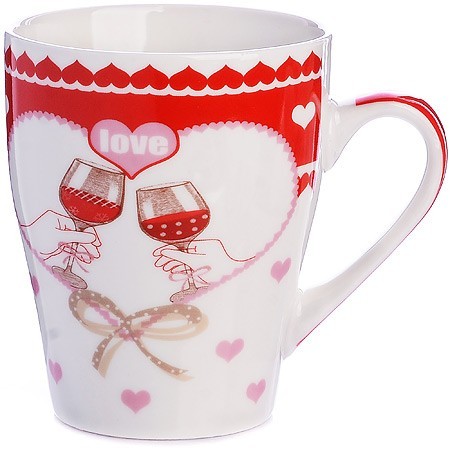 Кружка 340мл LOVE (мин.4шт) LR (25974) Кружка 340мл LOVE (мин.4шт) LR (25974)
