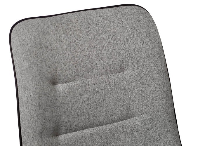 Стул обеденный текстиль серый/черный 46*62*86см (TT-00000911)