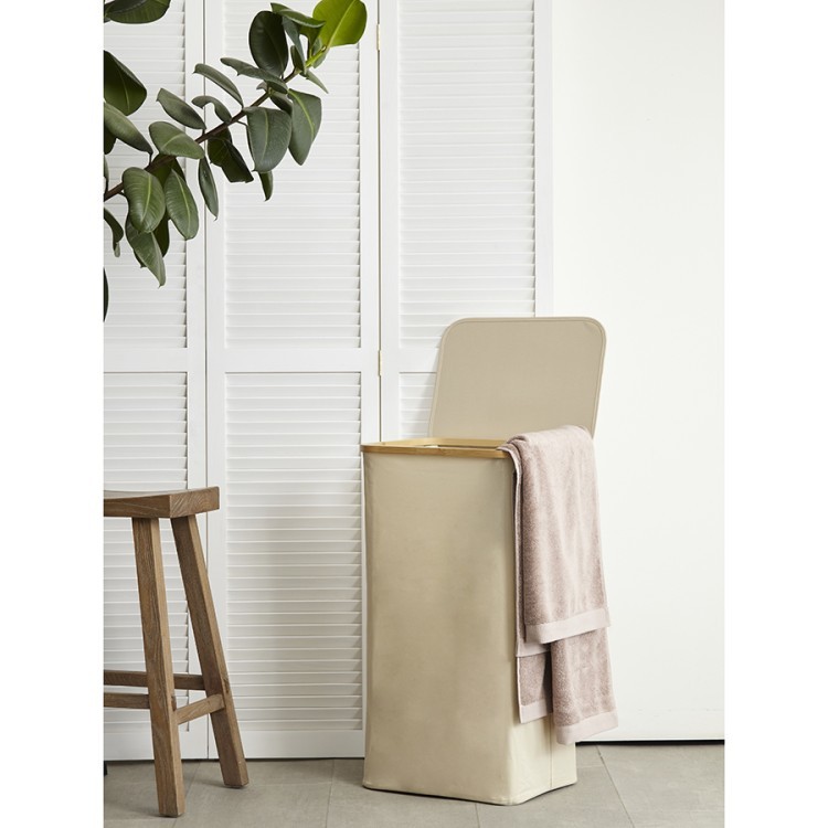 Корзина для белья neat tall, 41х35х74 см, молочная (77870) Корзина для белья neat tall, 41х35х74 см, молочная (77870)