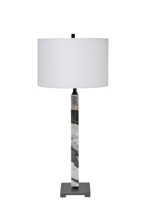 Лампа настольная плафон цвет белый Н.87см (TT-00016369)