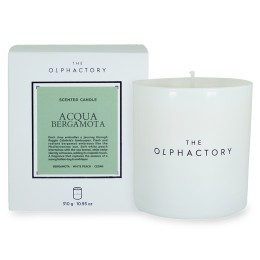 Свеча ароматическая the olphactory, white insignia, acqua bergamota, 60 ч (78044)