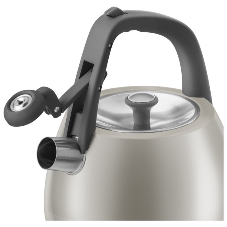 Чайник agness со свистком 2,5л, термоаккумулирующее дно, 304 сталь, индукция Agness (948-1005)