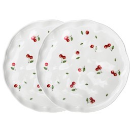 Набор тарелок обеденных lefard "cherry" 2 шт. 25,5*2,5 см Lefard (358-2343)