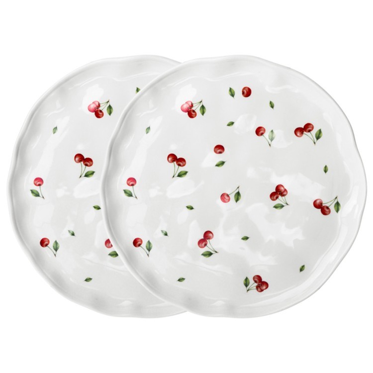 Набор тарелок обеденных lefard "cherry" 2 шт. 25,5*2,5 см Lefard (358-2343)