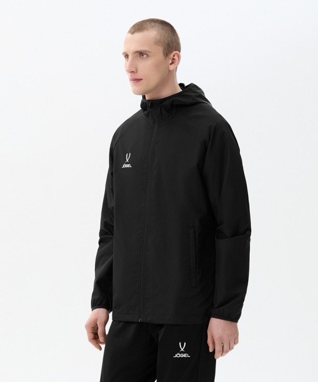 Куртка ветрозащитная JÖGEL CAMP Rain Jacket, черный (2095808)