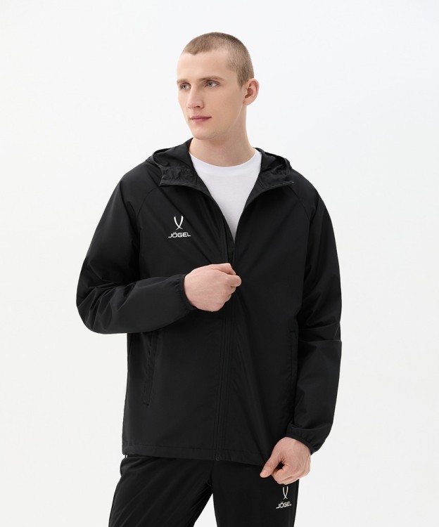 Куртка ветрозащитная JÖGEL CAMP Rain Jacket, черный (2095808) Куртка ветрозащитная JÖGEL CAMP Rain Jacket, черный (2095808)
