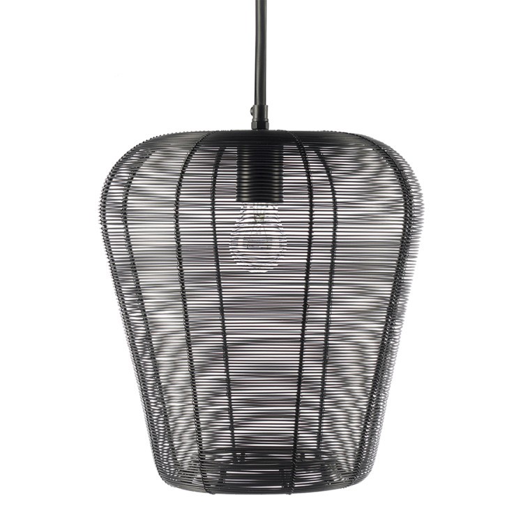 Светильник подвесной vinger, D28х30 см, черный (76205)