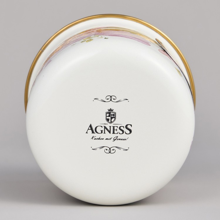 Банка для сыпучих продуктов agness, серия irises 9х9см, 500мл Agness (950-580) Банка для сыпучих продуктов agness, серия irises 9х9см, 500мл Agness (950-580)