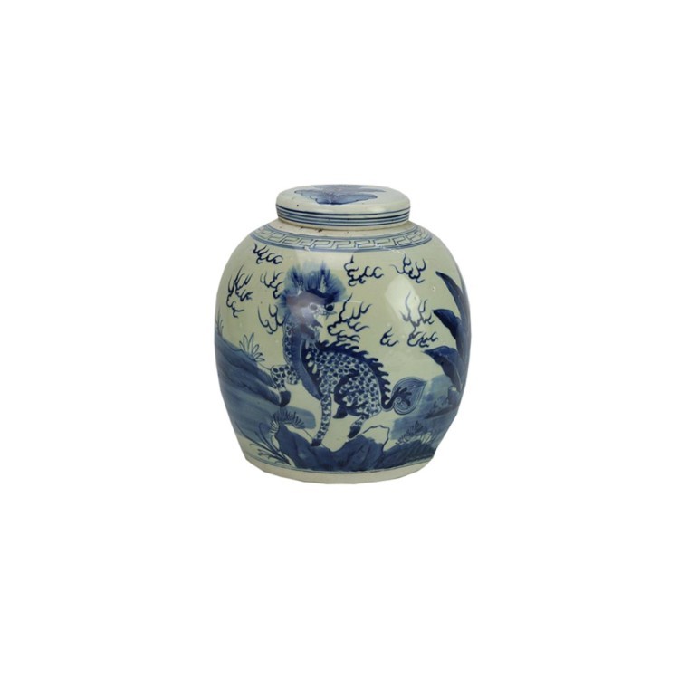 Ваза RZFZ05-E, фарфор, blue/white, ROOMERS FURNITURE