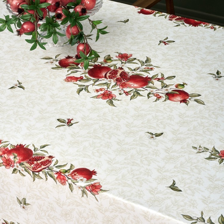 Скатерть "гранаты" 160х220см, красный, 100% хлопок Lefard (850-781-21)