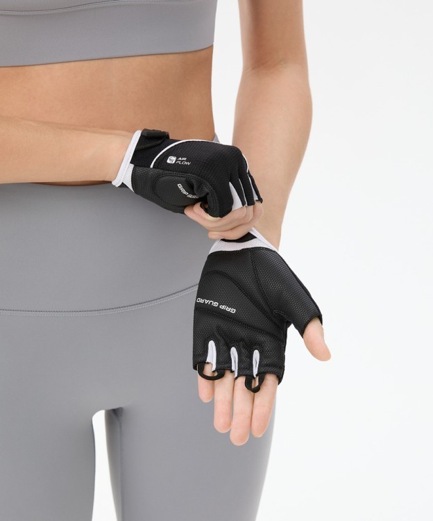 Перчатки для фитнеса Starfit WG-202, черный/белый (2119235)