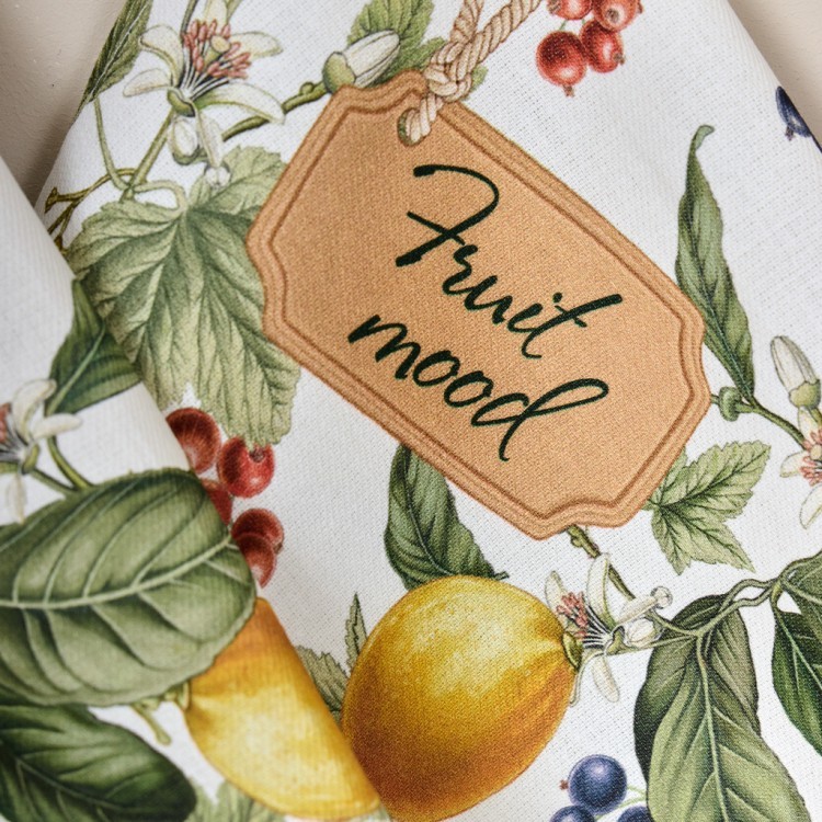 Набор полотенец из 2-х шт "fruit basket",40х60см 100% хлопок,белый,твил (850-741-63) Набор полотенец из 2-х шт "fruit basket",40х60см 100% хлопок,белый,твил (850-741-63)