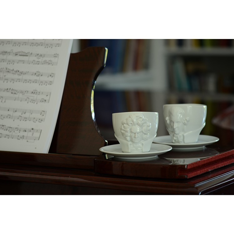 Чайная пара talent, wolfgang amadeus mozart, 260 мл, белая (72603) Чайная пара talent, wolfgang amadeus mozart, 260 мл, белая (72603)