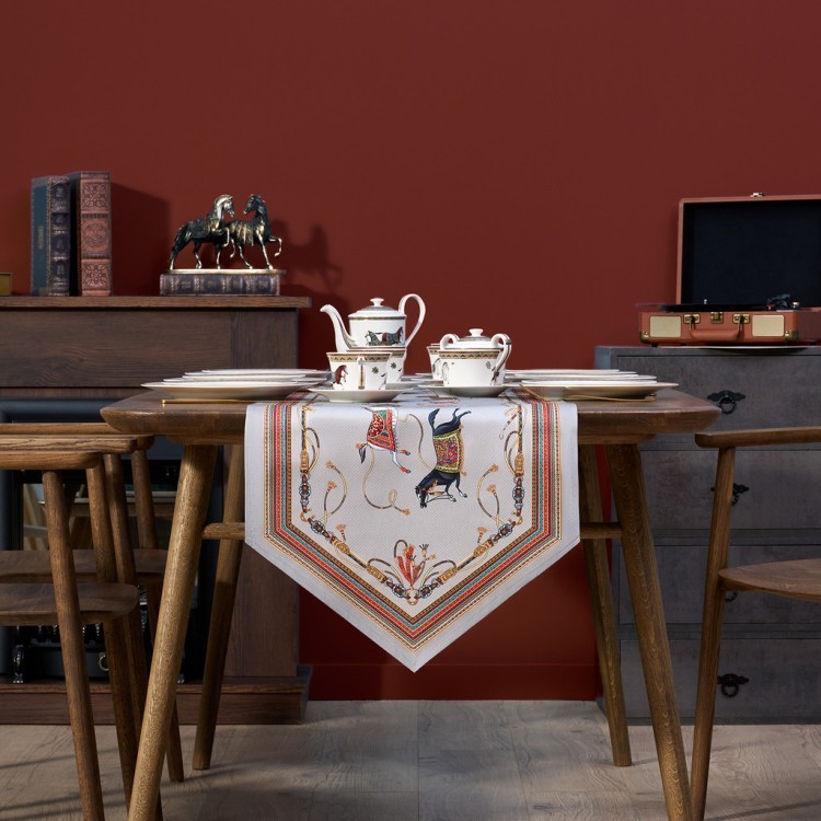 Дорожка "passage" 45х145см, 100% хлопок,твил c пропиткой, серый Lefard (850-761-3)