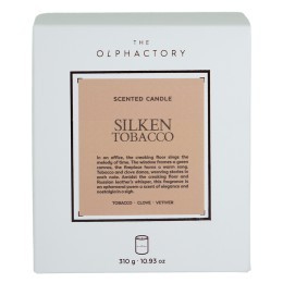 Свеча ароматическая the olphactory, white insignia, silken tobacco, 60 ч (78050)