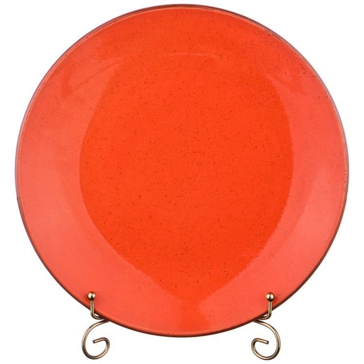 Тарелка seasons 28 см цвет оранжевый (кор=12шт.) Porland (664-185)