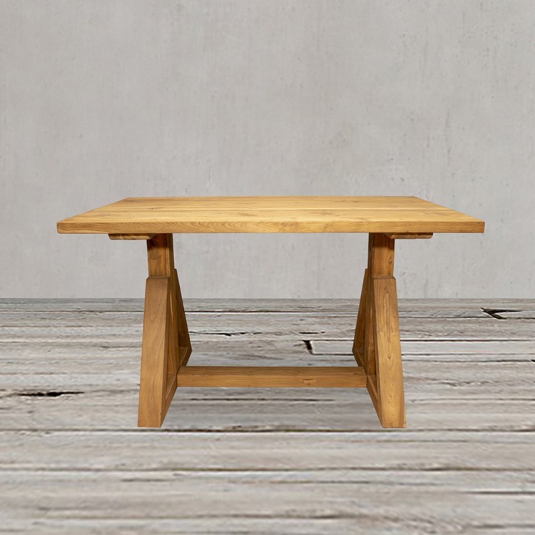 Стол Экзо XQSS17-140, массив тикового дерева, Rustic 3/Natural, ROOMERS FURNITURE Стол Экзо XQSS17-140, массив тикового дерева, Rustic 3/Natural, ROOMERS FURNITURE