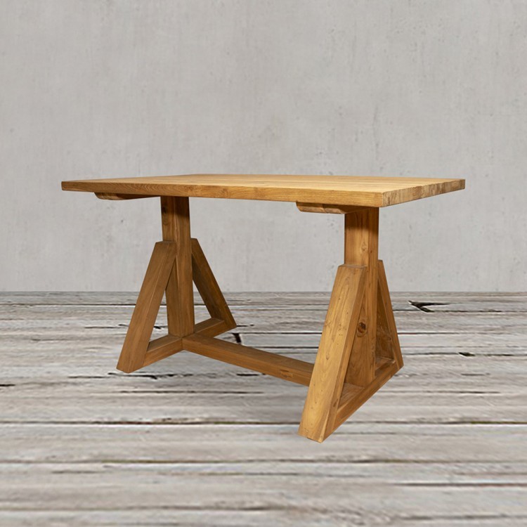 Стол Экзо XQSS17-140, массив тикового дерева, Rustic 3/Natural, ROOMERS FURNITURE Стол Экзо XQSS17-140, массив тикового дерева, Rustic 3/Natural, ROOMERS FURNITURE