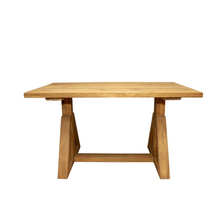 Стол Экзо XQSS17-140, массив тикового дерева, Rustic 3/Natural, ROOMERS FURNITURE Стол Экзо XQSS17-140, массив тикового дерева, Rustic 3/Natural, ROOMERS FURNITURE