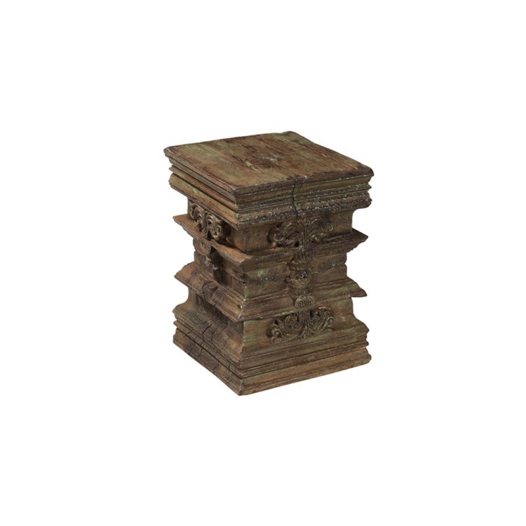 Приставной стол XIX век, Индия PR42636C, Массив манго, natural, ROOMERS ANTIQUE