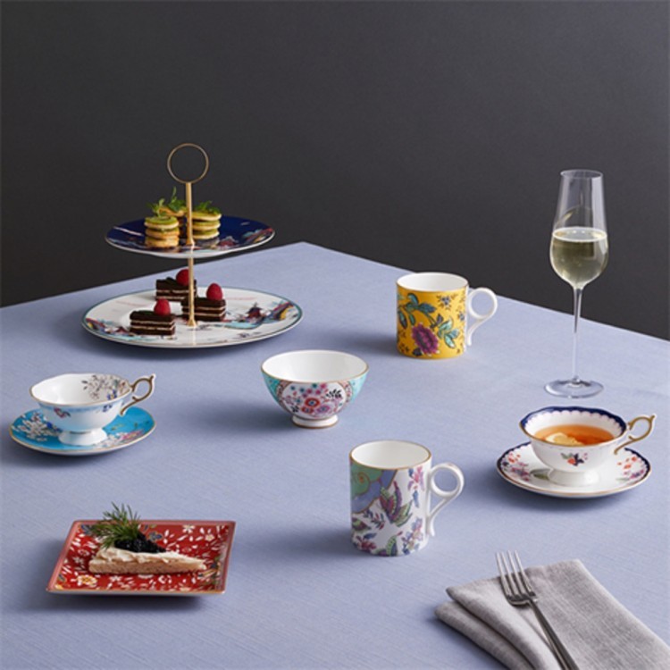 Чайная пара 40031709, костяной фарфор, mixed, WEDGWOOD