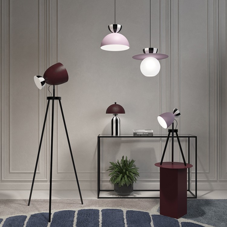 Светильник настольный anniken, D25х38 см, сливовый (76516)