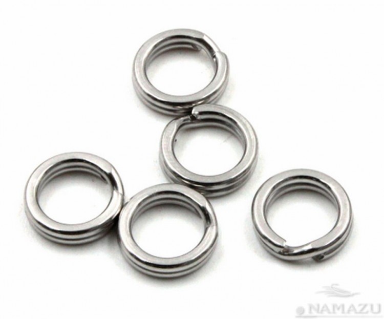 Заводное кольцо Namazu, цв. Cr, р. 3 ( d=9 mm), до 27 кг 10 шт N-FT-RA3 (71157)