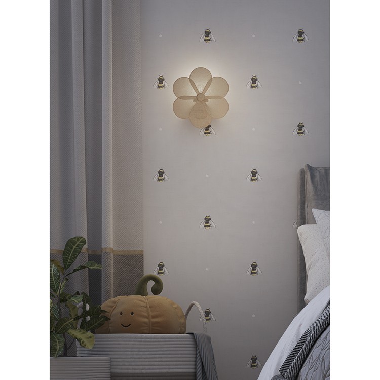 Светильник настенный kamille, D44 см, бежевый (76506)