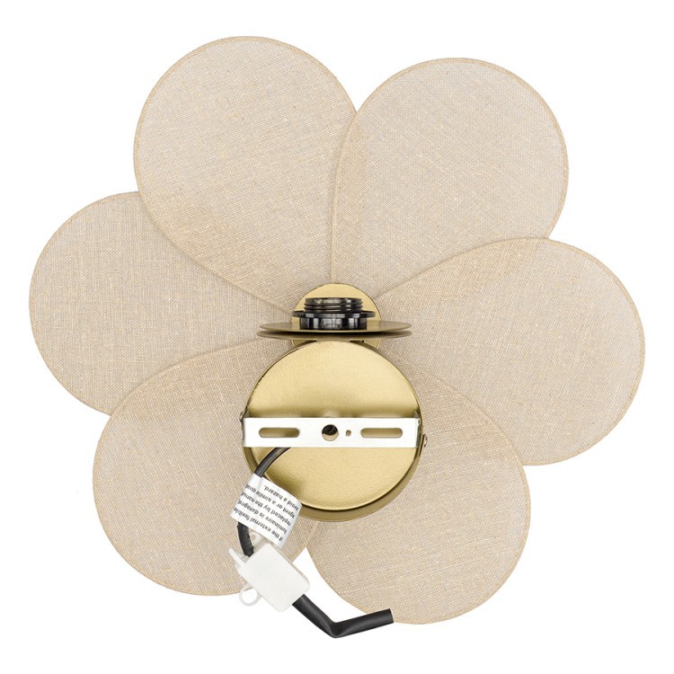 Светильник настенный kamille, D44 см, бежевый (76506)