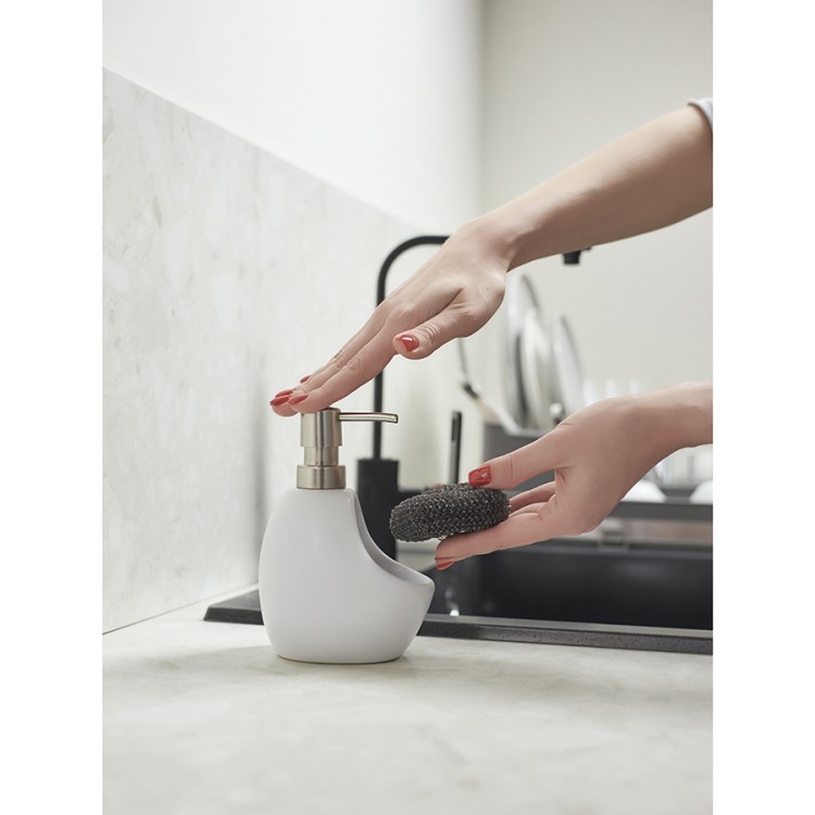 Диспенсер для мыла lystad, 460 мл, белый (73999)