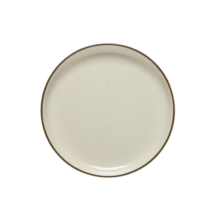Тарелка SOP231-CRC(SOP231-01018V), 22,8 см, керамика, CREAM-COCOA, CASAFINA BY COSTA NOVA