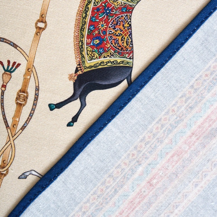 Скатерть овальная "passage"160х220см ,бежевый, 100% хлопок,твил, пропитка Lefard (850-758-41)