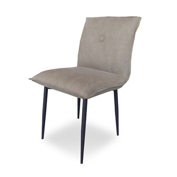 Стул Дуакс SC-3060HQ/Ans 16-15, каркас металл, обивка коттон, Ans 16-15 Vintage cotton Grey, ROOMERS FURNITURE