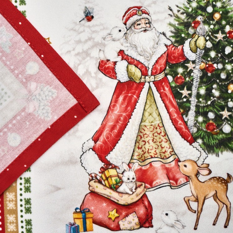 Набор полотенец из 2 шт "с новым годом ",40х60см, 100% хлопок,красный,твил, Lefard (850-763-6)