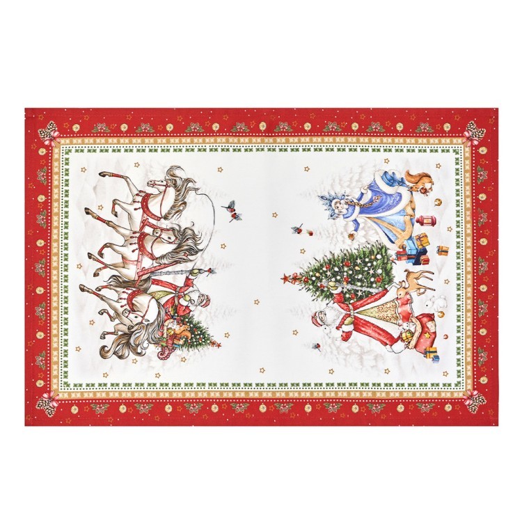 Набор полотенец из 2 шт "с новым годом ",40х60см, 100% хлопок,красный,твил, Lefard (850-763-6)