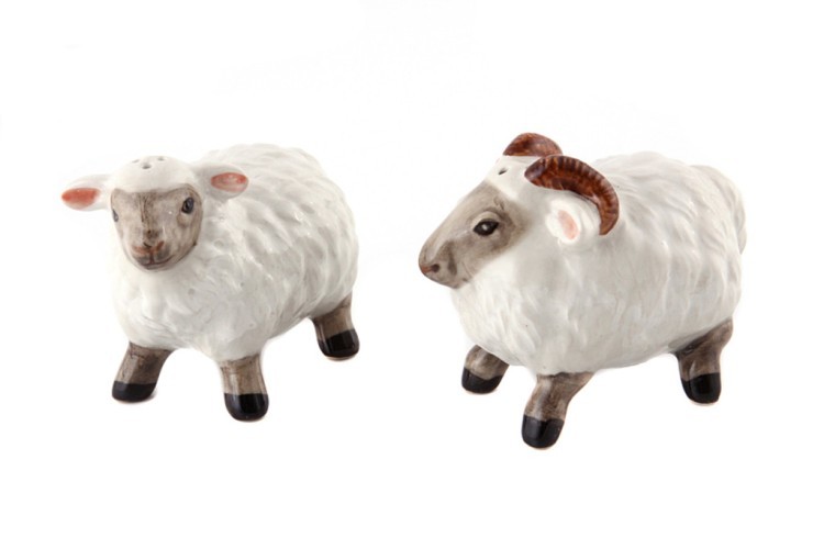 Набор фигурок "овечка" из 2 шт. ручная работа высота=6 см. Kachen (432-187) 